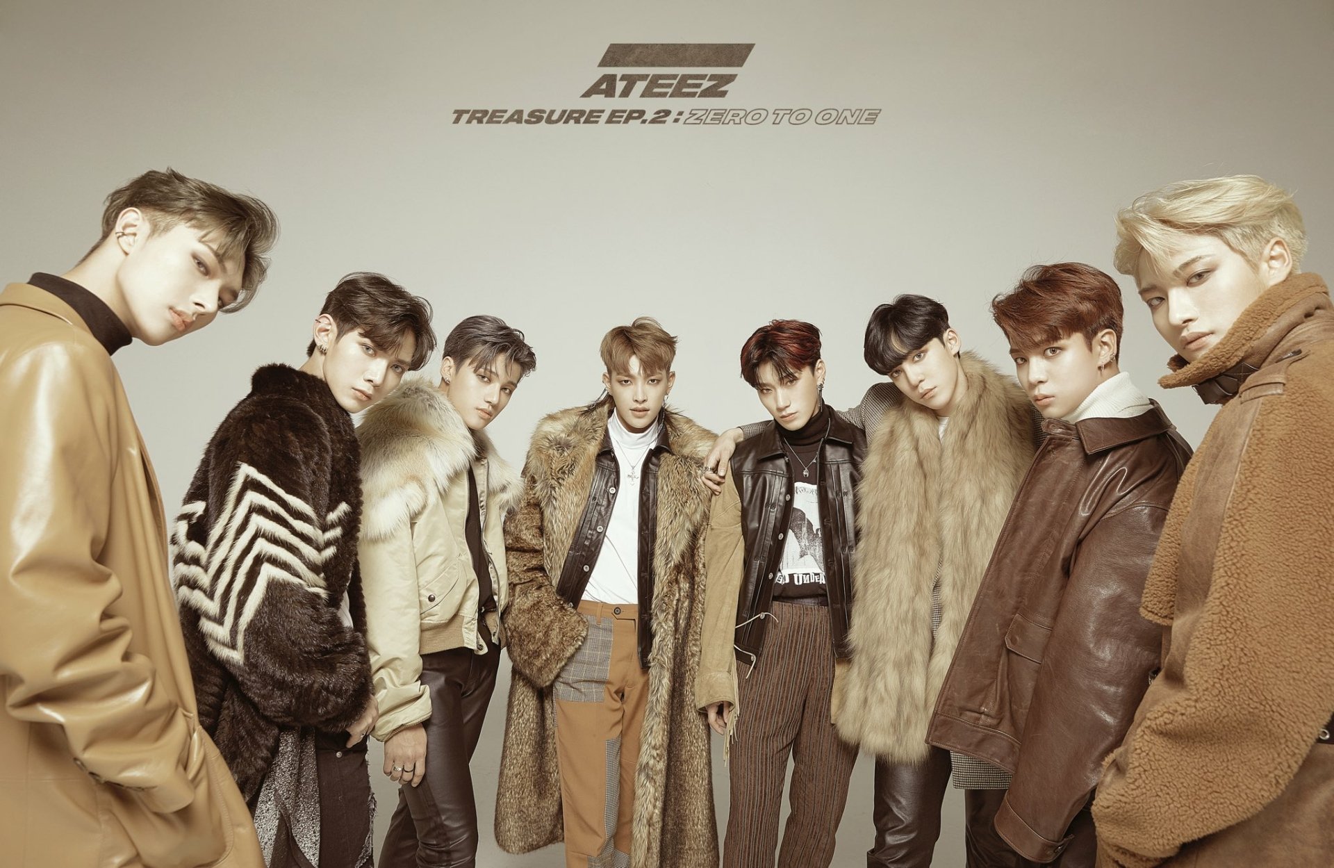 Ateez Stylish Group Hd Wallpaper