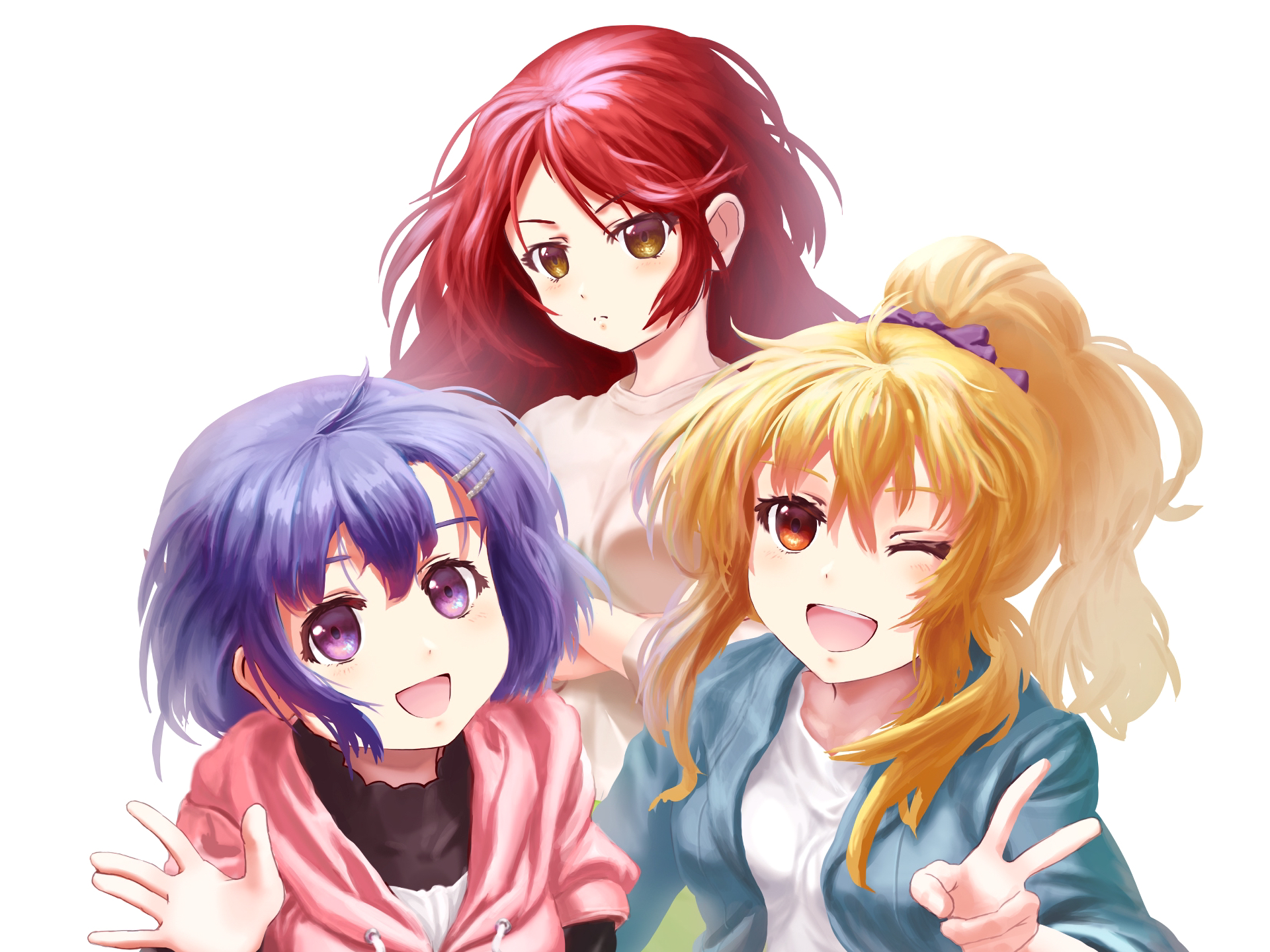 Download Eiko Kawasegawa Aki Shino Nanako Kogure Bokutachi No Remake Anime Remake Our Life! HD Wallpaper