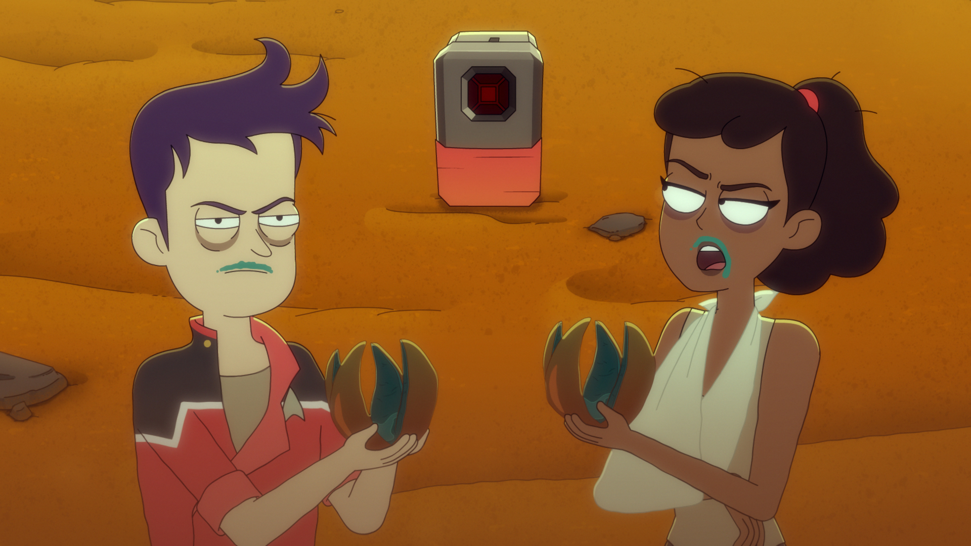 Download Beckett Mariner Brad Boimler TV Show Star Trek: Lower Decks HD Wallpaper