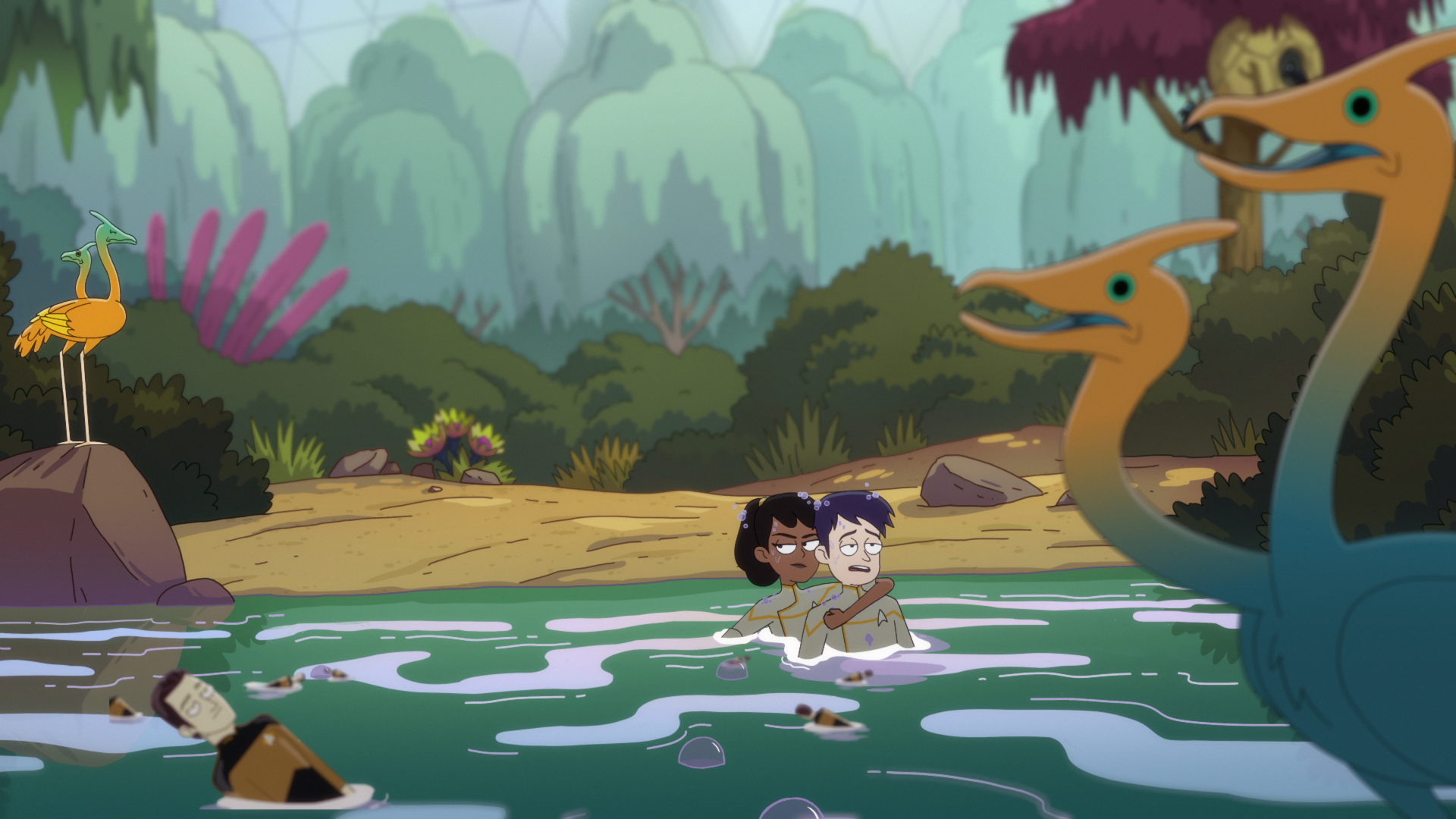 Download Beckett Mariner Brad Boimler TV Show Star Trek: Lower Decks HD Wallpaper