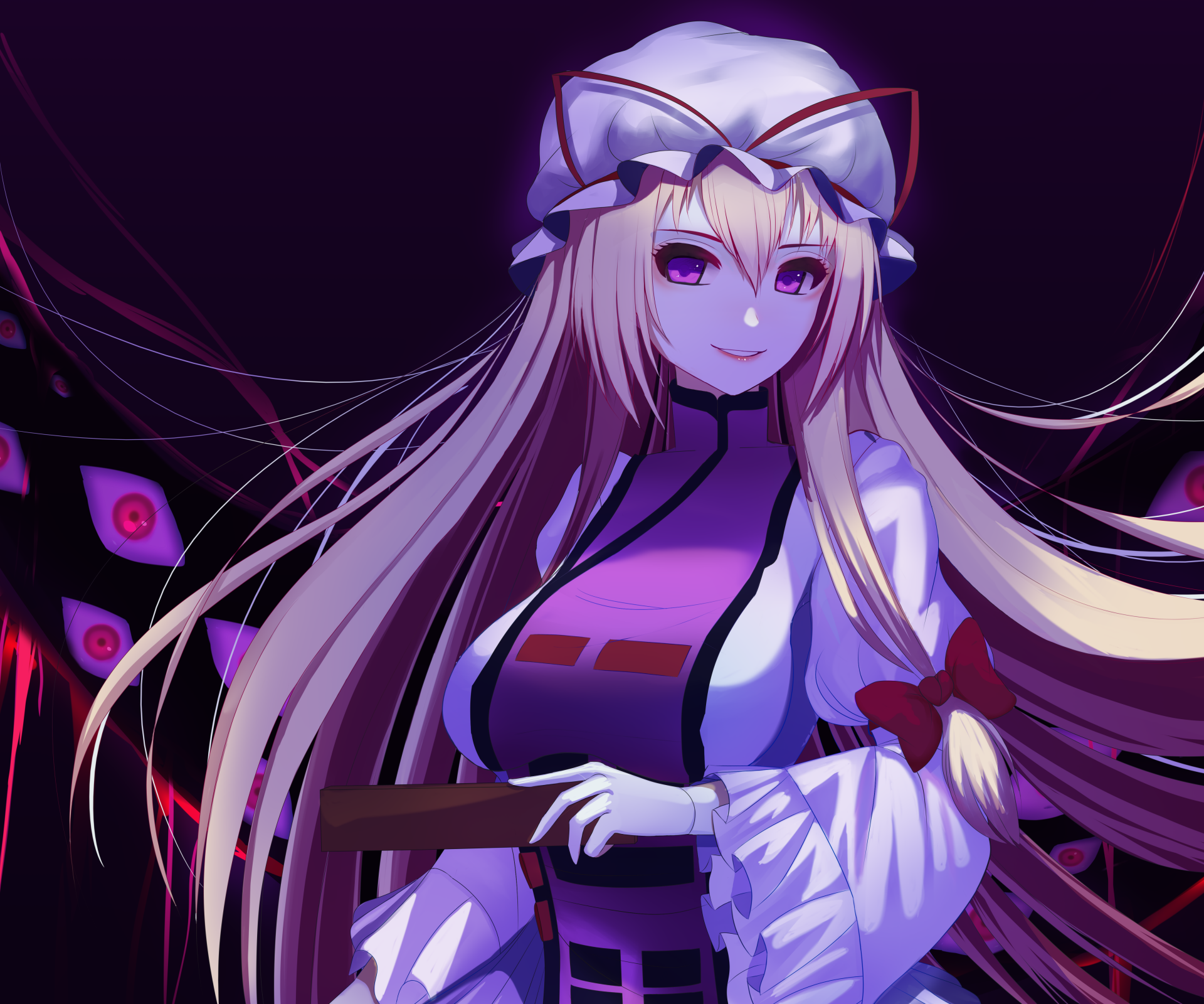 Download Yukari Yakumo Anime Touhou 4k Ultra HD Wallpaper