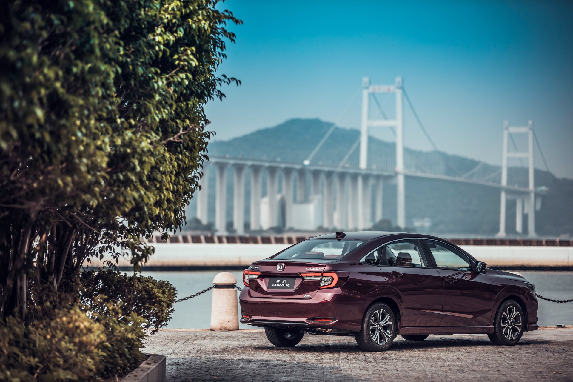 Download Compact Car Vehicle Honda Crider Sport Hybrid 4k Ultra HD Wallpaper