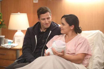 Melissa Fumero Andy Samberg TV Show Brooklyn Nine-Nine HD Desktop Wallpaper | Background Image