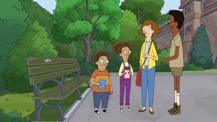 Cole (Central Park) Owen (Central Park) Paige (Central Park) Molly (Central Park) TV Show Central Park (2020) HD Desktop Wallpaper | Background Image