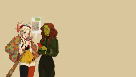 Poison Ivy Harley Quinn Comic DC Comics HD Desktop Wallpaper | Background Image