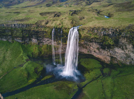 waterfall nature Seljalandsfoss HD Desktop Wallpaper | Background Image