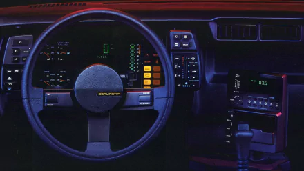 HD PC desktop wallpaper showcasing the interior dashboard and steering wheel of a Chevrolet Camaro vehicle.