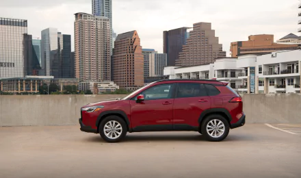 SUV Toyota Corolla Cross LE AWD vehicle Toyota Corolla Cross HD Desktop Wallpaper | Background Image