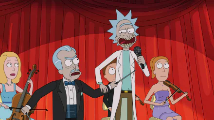 Beth Smith Summer Smith Morty Smith Rick Sanchez TV Show Rick and Morty HD Desktop Wallpaper | Background Image