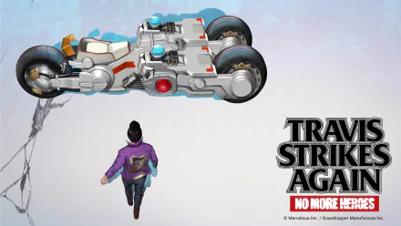 Travis Touchdown video game No More Heroes: Travis Strikes Again HD Desktop Wallpaper | Background Image