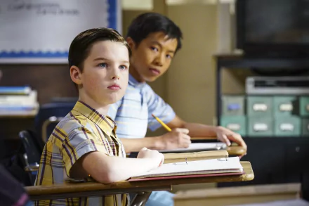 Sheldon Cooper Iain Armitage TV Show Young Sheldon HD Desktop Wallpaper | Background Image