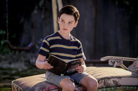 Sheldon Cooper Iain Armitage TV Show Young Sheldon HD Desktop Wallpaper | Background Image