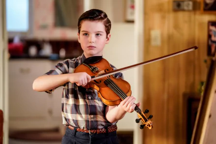 Sheldon Cooper Iain Armitage TV Show Young Sheldon HD Desktop Wallpaper | Background Image