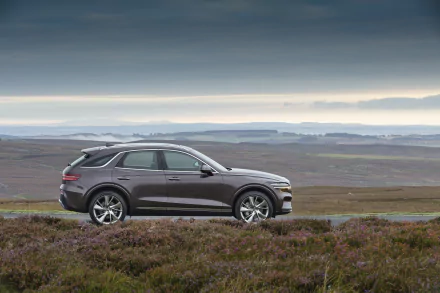 SUV Genesis GV70 2.2D AWD vehicle Genesis GV70 HD Desktop Wallpaper | Background Image