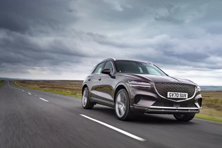 SUV Genesis GV70 2.2D AWD vehicle Genesis GV70 HD Desktop Wallpaper | Background Image