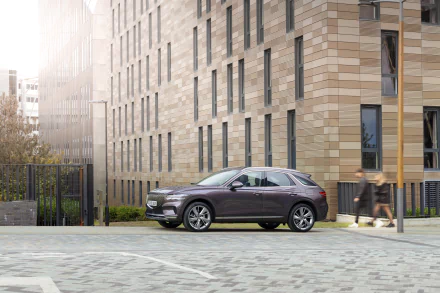 SUV Genesis GV70 2.2D AWD vehicle Genesis GV70 HD Desktop Wallpaper | Background Image