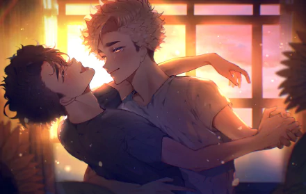 Kiyoomi Sakusa Miya Atsumu Anime Haikyū!! HD Desktop Wallpaper | Background Image