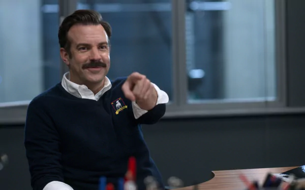 Jason Sudeikis TV Show Ted Lasso HD Desktop Wallpaper | Background Image