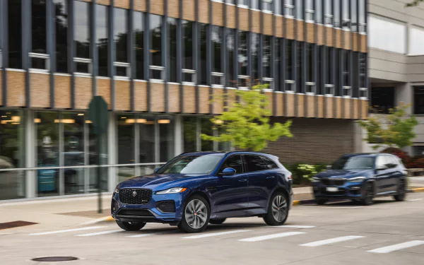  2021 Blue Jaguar F-Pace P400 AWD R-Dynamic