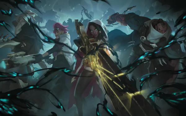 Senna (League of Legends) video game Legends of Runeterra HD Desktop Wallpaper | Background Image