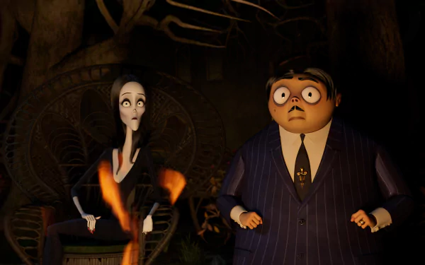 Morticia Addams Gomez Addams movie The Addams Family 2 HD Desktop Wallpaper | Background Image