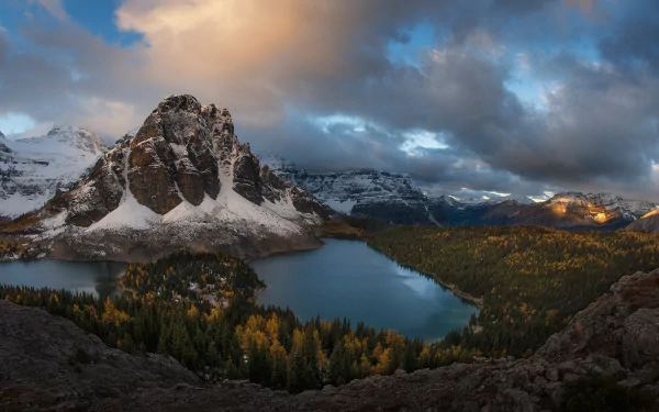 nature mount assiniboine HD Desktop Wallpaper | Background Image