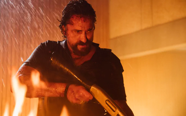 Gerard Butler movie Copshop HD Desktop Wallpaper | Background Image