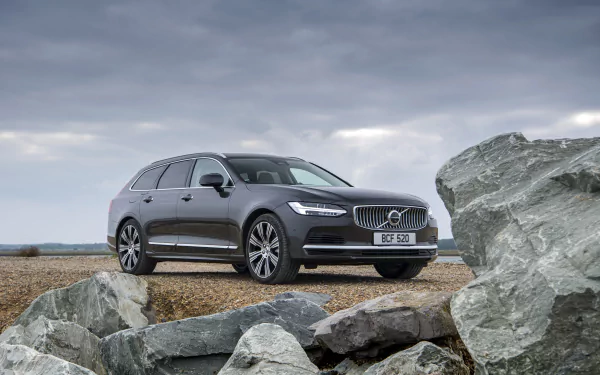 Volvo V90 vehicle Volvo V90 T6 AWD HD Desktop Wallpaper | Background Image