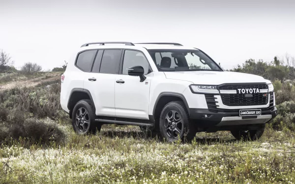 white car SUV vehicle Toyota Land Cruiser GR-S HD Desktop Wallpaper | Background Image