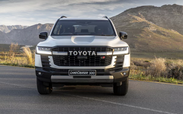 white car SUV vehicle Toyota Land Cruiser GR-S HD Desktop Wallpaper | Background Image