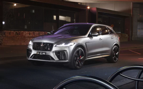 SUV vehicle Jaguar F-Pace SVR HD Desktop Wallpaper | Background Image