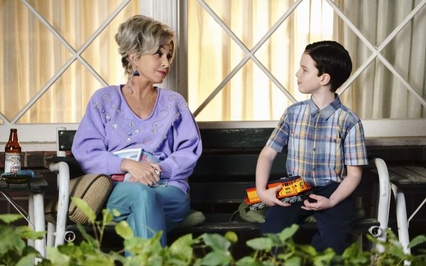 TV Show Young Sheldon Iain Armitage Sheldon Cooper Annie Potts Constance Tucker HD Wallpaper | Background Image