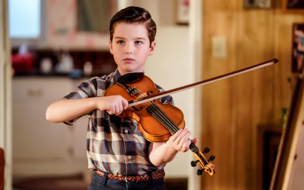Sheldon Cooper Iain Armitage TV Show Young Sheldon HD Desktop Wallpaper | Background Image