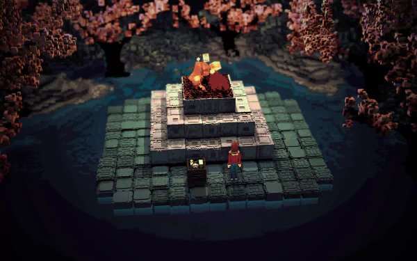 video game Bonfire Peaks HD Desktop Wallpaper | Background Image