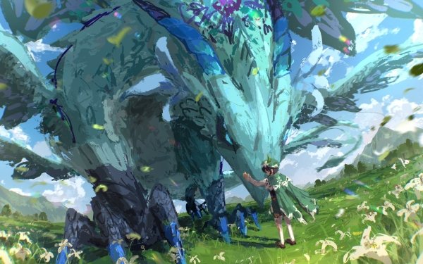 Video Game Genshin Impact Dvalin Venti HD Wallpaper | Background Image