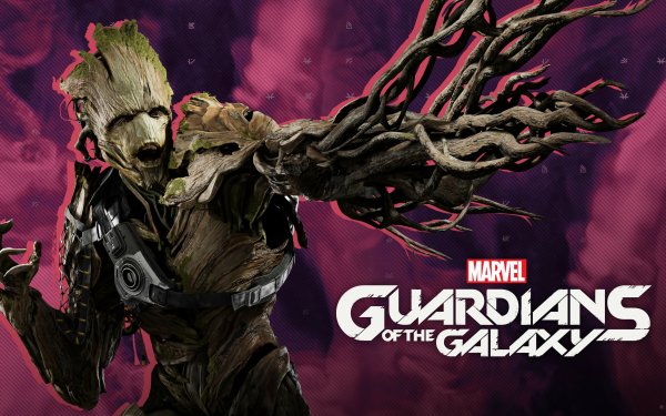 Video Game Marvel's Guardians Of The Galaxy Groot HD Wallpaper | Background Image
