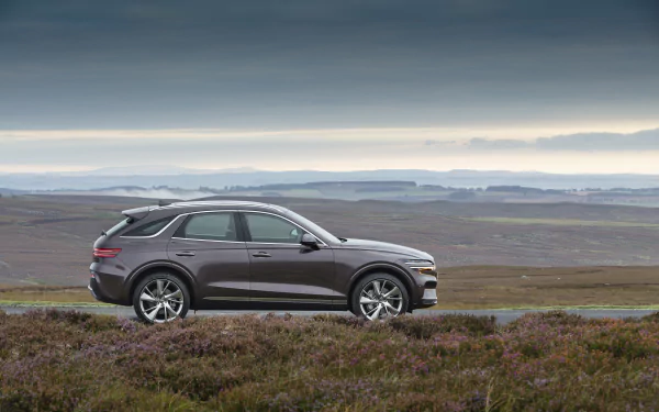 SUV Genesis GV70 2.2D AWD vehicle Genesis GV70 HD Desktop Wallpaper | Background Image