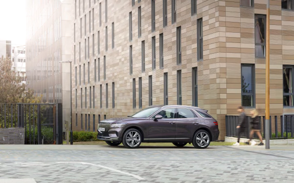 SUV Genesis GV70 2.2D AWD vehicle Genesis GV70 HD Desktop Wallpaper | Background Image