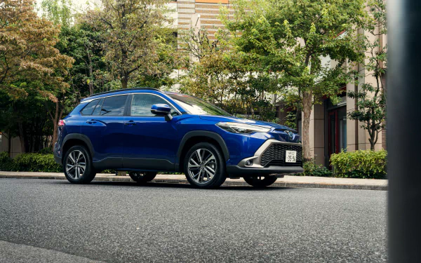 SUV Toyota Corolla Cross Hybrid vehicle Toyota Corolla Cross HD Desktop Wallpaper | Background Image