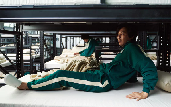 Seong Gi-Hun TV Show Squid Game HD Desktop Wallpaper | Background Image