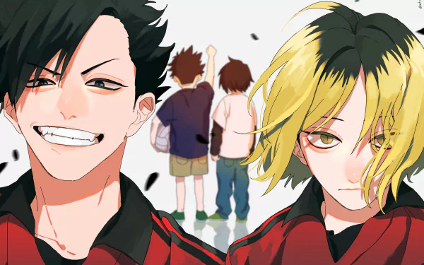 Tetsurō Kuroo Kenma Kozume Anime Haikyū!! HD Desktop Wallpaper | Background Image