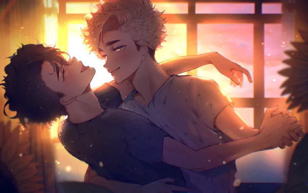 Kiyoomi Sakusa Miya Atsumu Anime Haikyū!! HD Desktop Wallpaper | Background Image