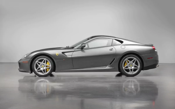 silver car supercar vehicle Ferrari 599 GTB Fiorano HD Desktop Wallpaper | Background Image