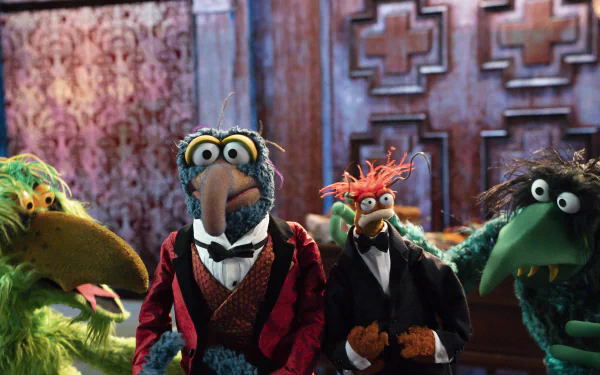 Pepé the King Prawn Frackles (Muppet) Gonzo (Muppet) movie Muppets Haunted Mansion HD Desktop Wallpaper | Background Image
