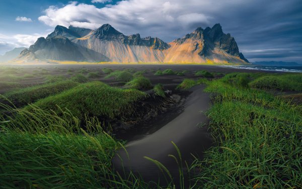 Earth Vestrahorn Mountains HD Wallpaper | Background Image