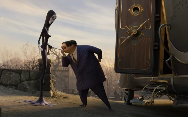Morticia Addams Gomez Addams movie The Addams Family 2 HD Desktop Wallpaper | Background Image