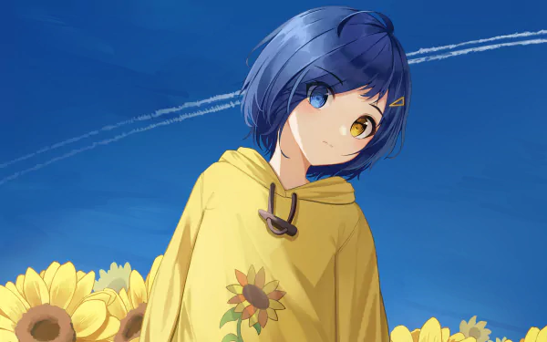 heterochromia Ai Ohto Anime Wonder Egg Priority HD Desktop Wallpaper | Background Image