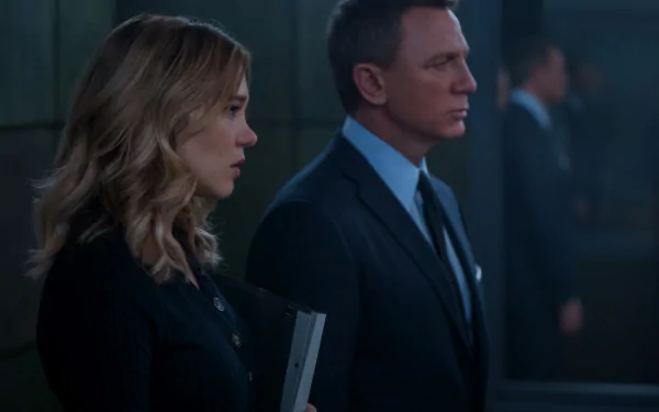 Madeleine Swann James Bond Daniel Craig Léa Seydoux movie No Time to Die HD Desktop Wallpaper | Background Image