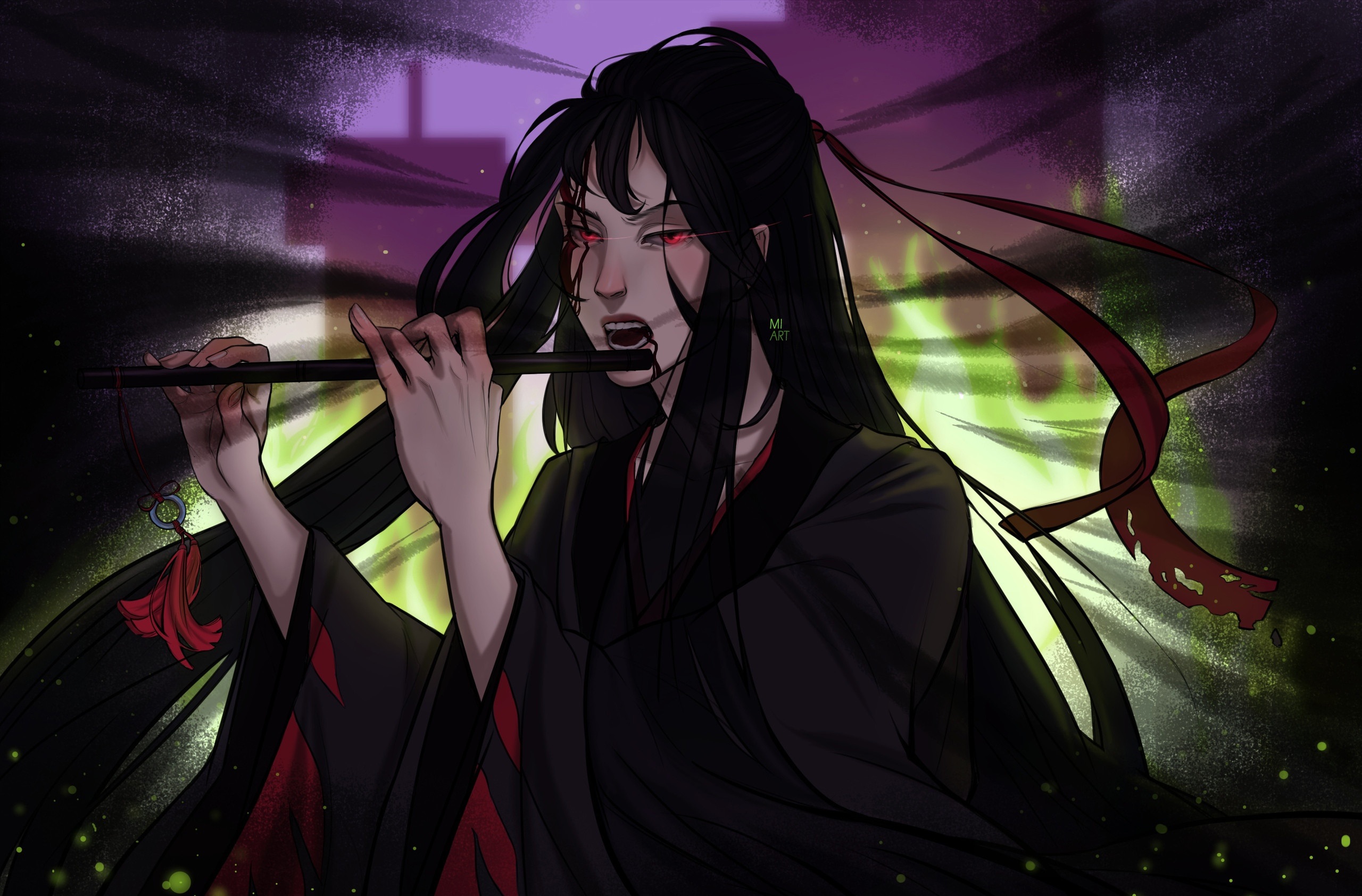 Mo Dao Zu Shi , Anime Flute HD wallpaper