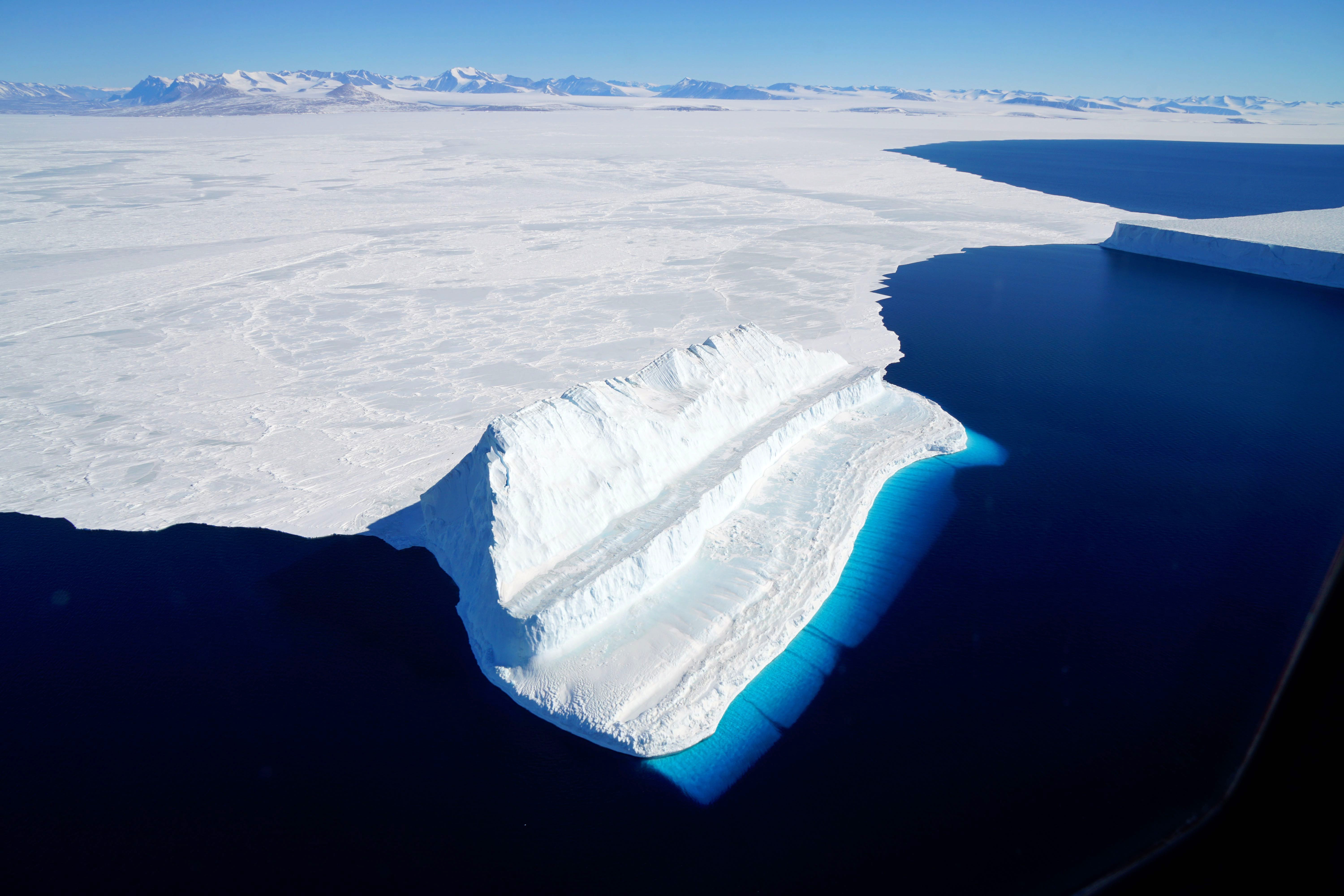 The Bluest of Ice by NASA's Marshall Space Flight Center